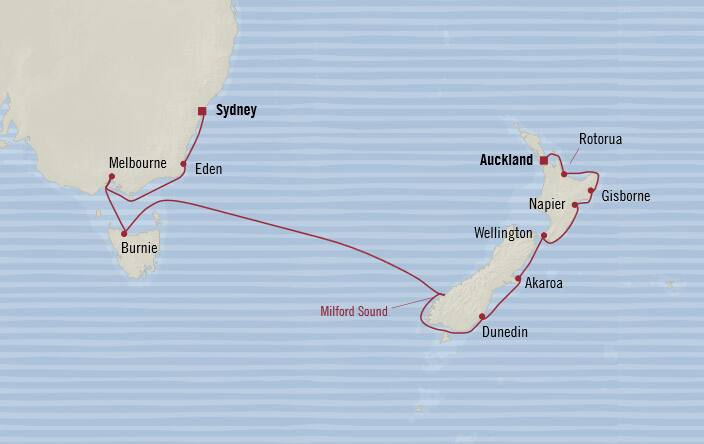 cruise australia new zealand
